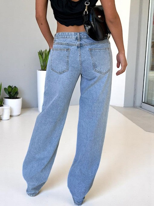Pantalon Large Femme – Coupe Ample Décontractée et Tendance
